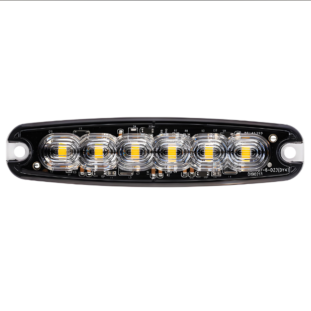 12-24V R65 Low Profile 6 LED Warning Light