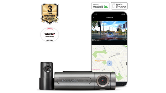 Road Angel Halo Pro Dash Camera (Front And Rear)